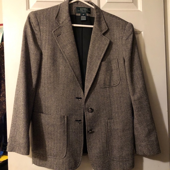 Lauren Ralph Lauren chevron blazer - Picture 1 of 3